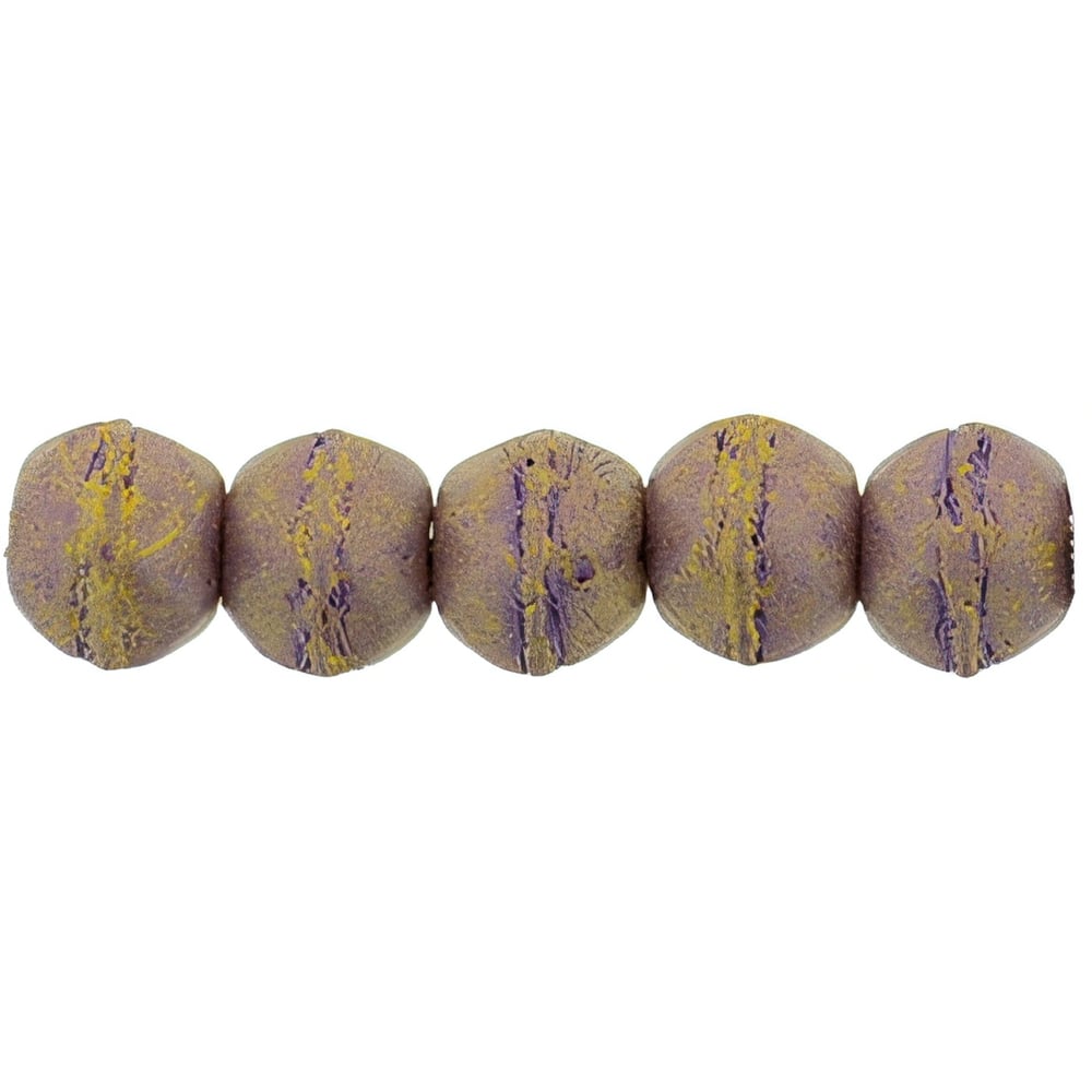 Czech English Cut Round 3mm Pacifica - Fig (50pcs)