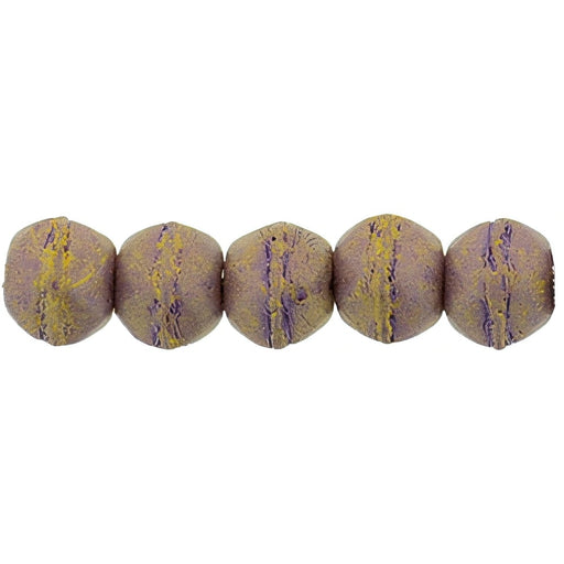 Czech English Cut Round 3mm Pacifica - Fig (50pcs)