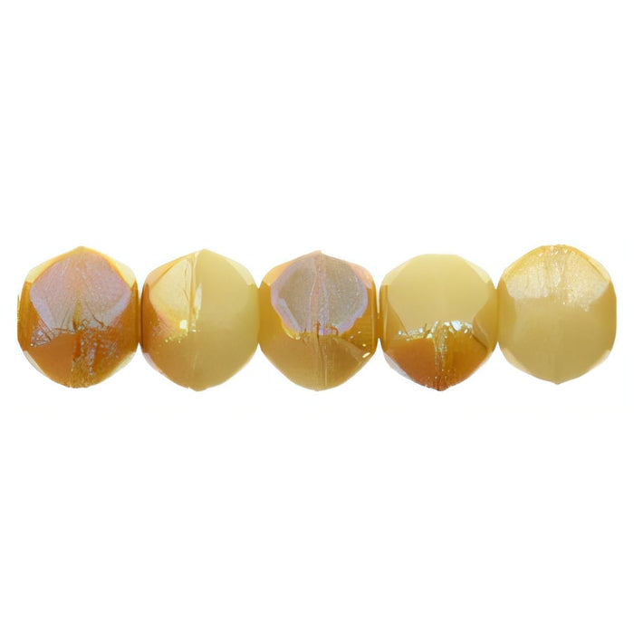 Czech English Cut Round 3mm Antique Beige - Celsian (50pcs)