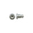 Silver Tone Anodized Aluminum Earring Backs with Rubber Grip, Domestic (1 Pair)
