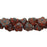 Czech Button Style Bead Flower 7mm Mauve - Matte Picasso (50pcs)