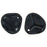 Czech Rose Petals 14 x 13mm Jet (25pcs)