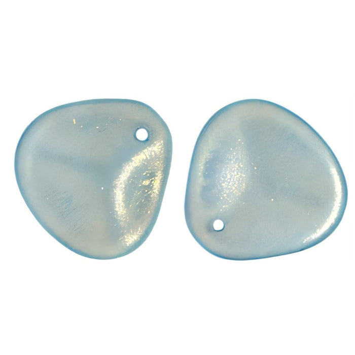 Czech Rose Petals 14 x 13mm Halo - Shadows (25pcs)