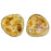 Czech Rose Petals 14 x 13mm Milky Pink - Bronze Picasso (25pcs)