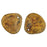 Czech Rose Petals 14 x 13mm Milky Topaz - Copper Picasso (25pcs)