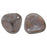 Czech Rose Petals 14 x 13mm Luster - Stone Topaz/Milky Amethyst (25pcs)