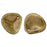 Czech Rose Petals 14 x 13mm Smoky Topaz - Moon Dust (25pcs)