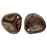 Czech Rose Petals 14 x 13mm Oxblood - Moon Dust (25pcs)