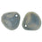 Czech Rose Petals 14 x 13mm Halo Ethereal - Shadows (25pcs)