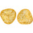 Czech Rose Petals 14 x 13mm Honey Shimmer Crystal (25pcs)