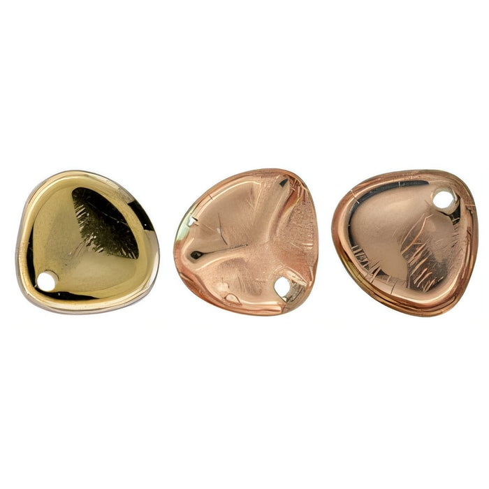 Czech Rose Petals 8 x 7mm Apollo - Gold (50pcs)