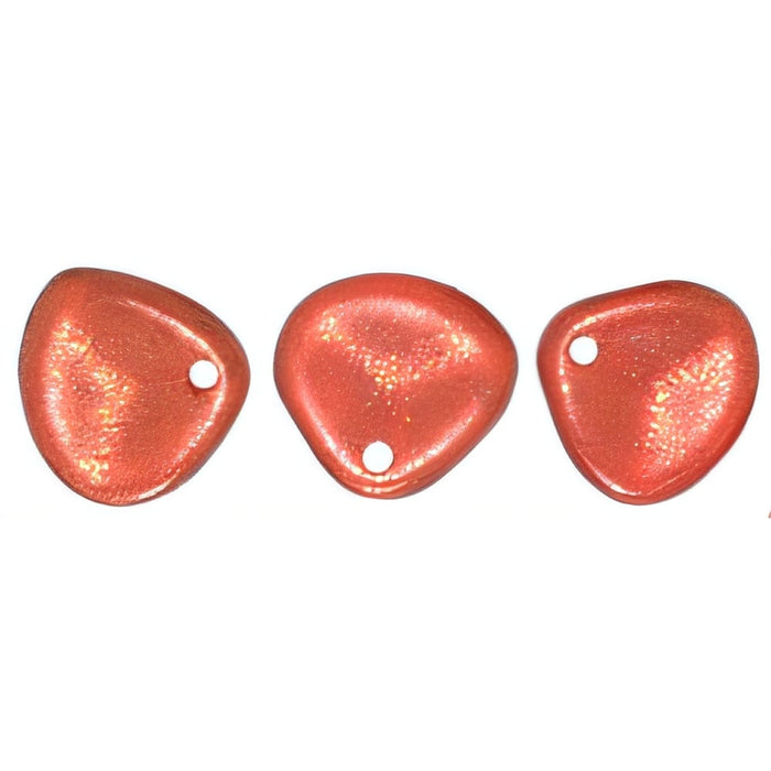 Czech Rose Petals 8 x 7mm Halo - Cardinal (50pcs)