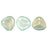 Czech Rose Petals 8 x 7mm Halo - Heavens (50pcs)