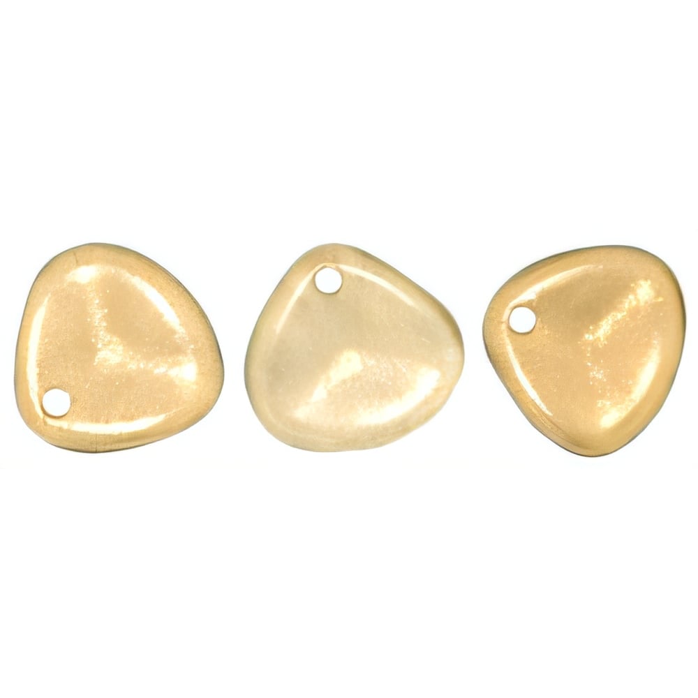 Czech Rose Petals 8 x 7mm Halo - Linen (50pcs)