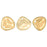 Czech Rose Petals 8 x 7mm Halo - Linen (50pcs)