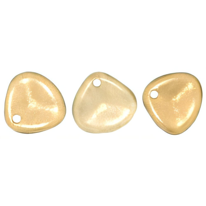 Czech Rose Petals 8 x 7mm Halo - Linen (50pcs)