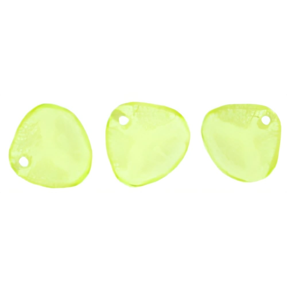 Czech Rose Petals 8 x 7mm Jonquil (50pcs)