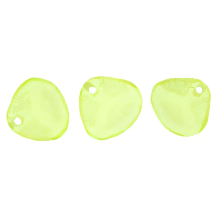 Czech Rose Petals 8 x 7mm Jonquil (50pcs)