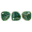 Czech Rose Petals 8 x 7mm Persian Turquoise - Bronze Picasso (50pcs)