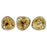 Czech Rose Petals 8 x 7mm Rosaline - Bronze Picasso (50pcs)