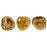Czech Rose Petals 8 x 7mm Milky Pink - Bronze Picasso (50pcs)