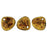 Czech Rose Petals 8 x 7mm Milky Topaz - Copper Picasso (50pcs)