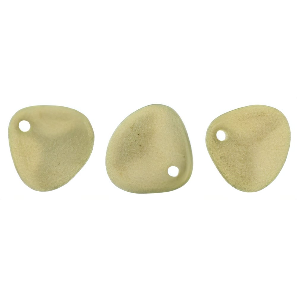 Czech Rose Petals 8 x 7mm Halo Ethereal - Celadon (50pcs)