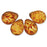 Czech Polished Drops 16 x 12mm Crystal - Picasso