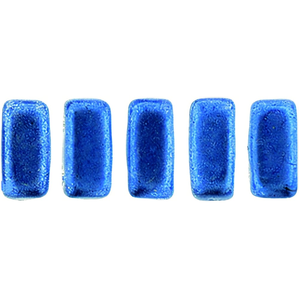 Czech CzechMates Bricks 6 x 3mm ColorTrends: Saturated Metallic Navy Peony (50pcs)