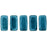 Czech CzechMates Bricks 6 x 3mm ColorTrends: Saturated Metallic Shaded Spruce (50pcs)
