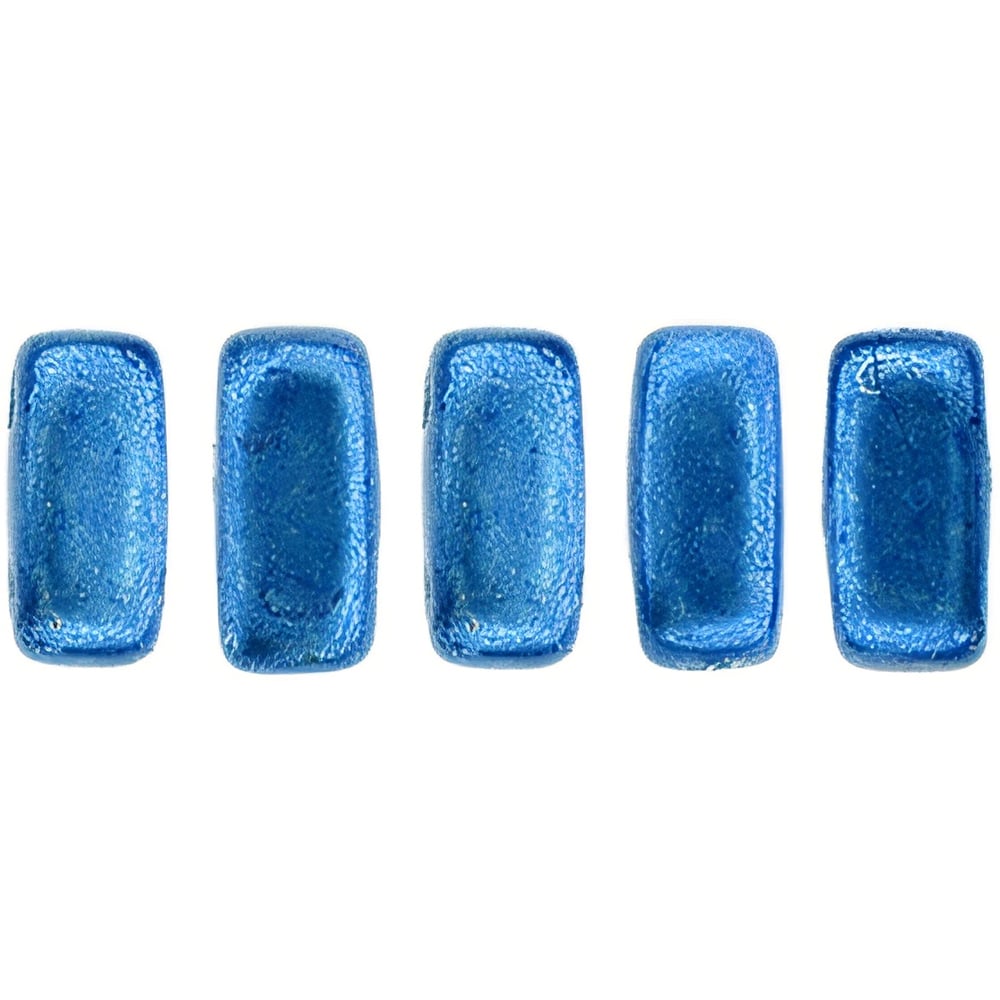 Czech CzechMates Bricks 6 x 3mm ColorTrends: Saturated Metallic Marina (50pcs)