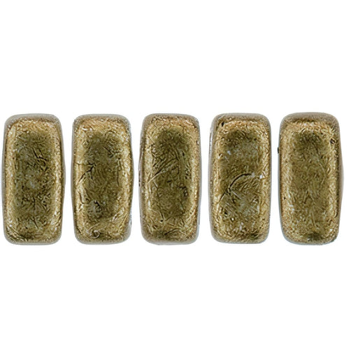 Czech CzechMates Bricks 6 x 3mm ColorTrends: Saturated Metallic Emperador (50pcs)