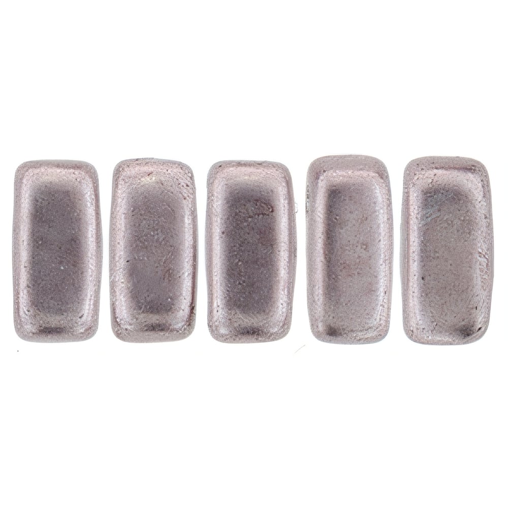 Czech CzechMates Bricks 6 x 3mm ColorTrends: Saturated Metallic Almost Mauve (50pcs)