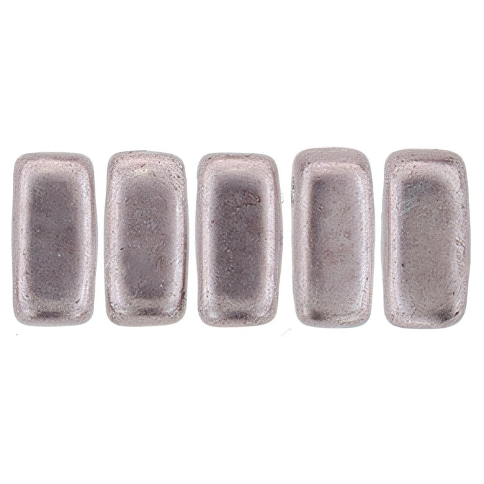 Czech CzechMates Bricks 6 x 3mm ColorTrends: Saturated Metallic Almost Mauve (50pcs)