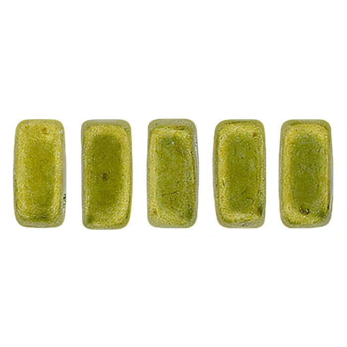Czech CzechMates Bricks 6 x 3mm ColorTrends: Saturated Metallic Meadowlark (50pcs)