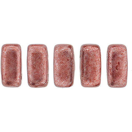 Czech CzechMates Bricks 6 x 3mm ColorTrends: Saturated Metallic Blooming Dahlia (50pcs)