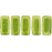 Czech CzechMates Bricks 6 x 3mm ColorTrends: Saturated Metallic Lime Punch (50pcs)