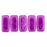 Czech CzechMates Bricks 6 x 3mm ColorTrends: Saturated Metallic Spring Crocus (50pcs)