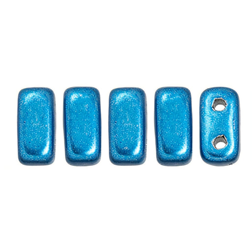 Czech CzechMates Bricks 6 x 3mm ColorTrends: Saturated Metallic Nebulas Blue (50pcs)
