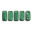 Czech CzechMates Bricks 6 x 3mm ColorTrends: Saturated Metallic Martini Olive (50pcs)