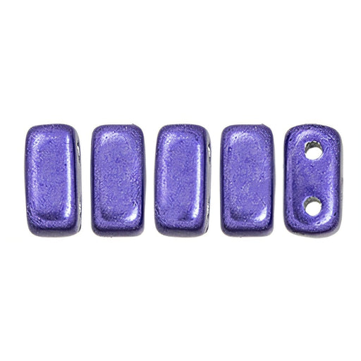 Czech CzechMates Bricks 6 x 3mm ColorTrends: Saturated Metallic Ultra Violet (50pcs)