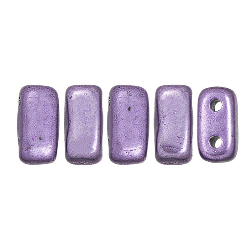 Czech CzechMates Bricks 6 x 3mm ColorTrends: Saturated Metallic Crocus Petal (50pcs)