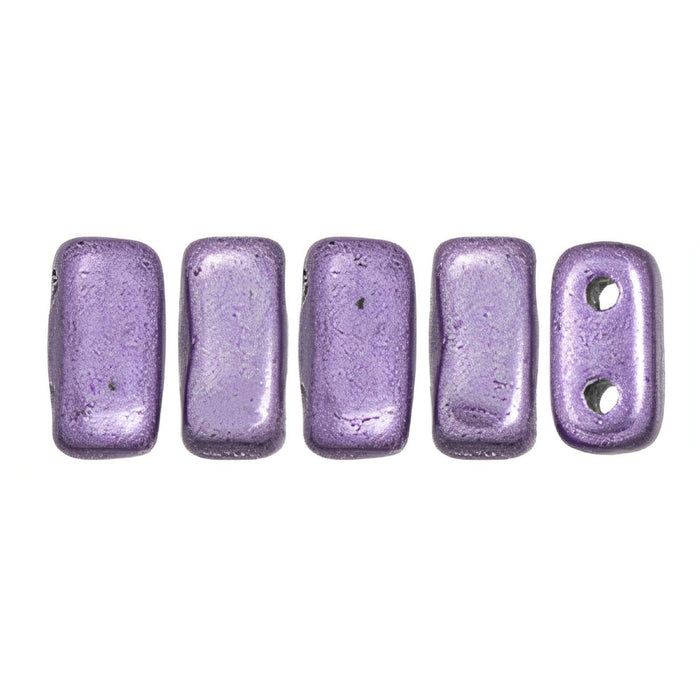 Czech CzechMates Bricks 6 x 3mm ColorTrends: Saturated Metallic Crocus Petal (50pcs)