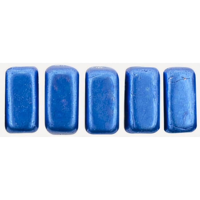 Czech CzechMates Bricks 6 x 3mm ColorTrends: Saturated Metallic Bluestone (50pcs)