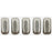 Czech CzechMates Bricks 6 x 3mm ColorTrends: Saturated Metallic Frost Gray (50pcs)