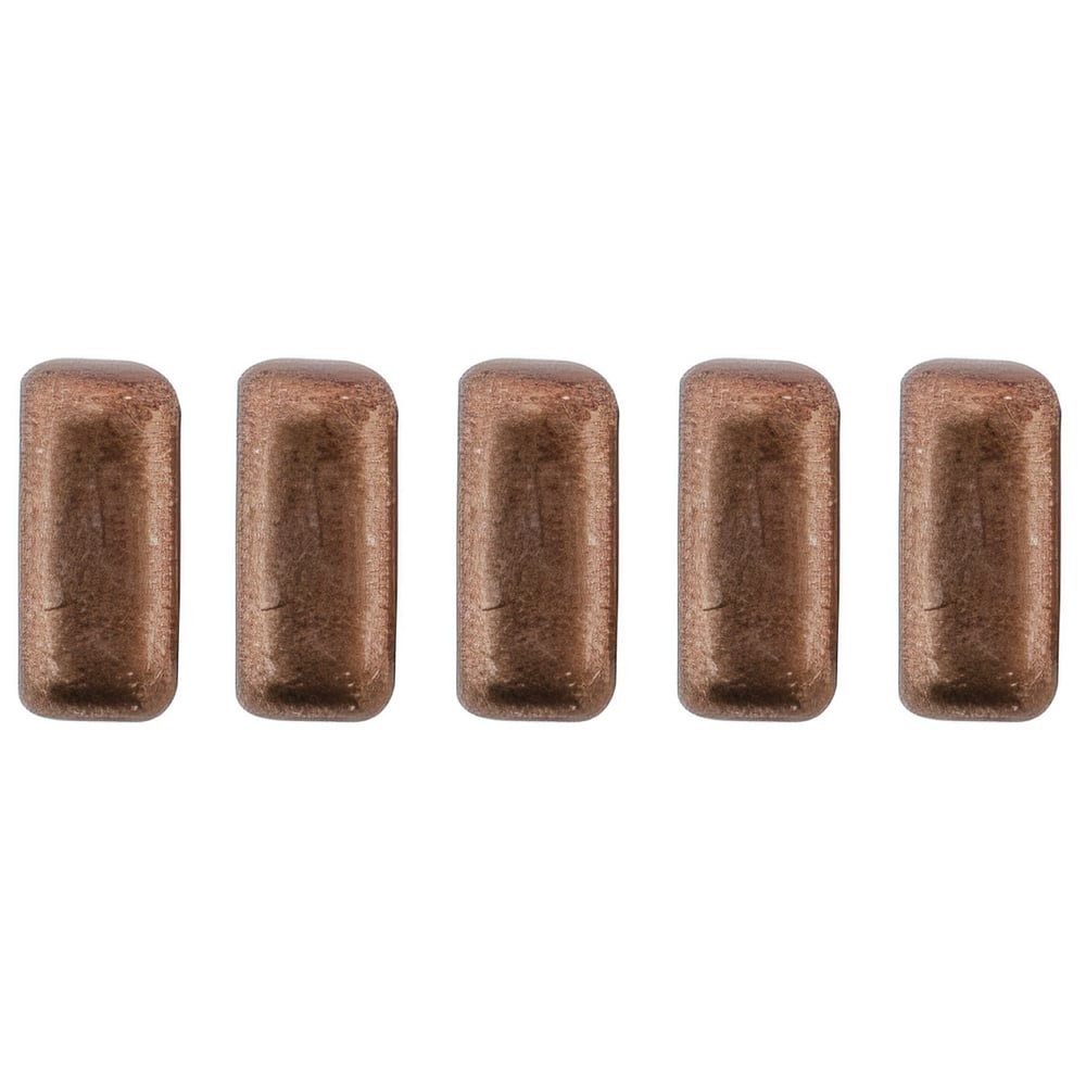 Czech CzechMates Bricks 3/6mm ColorTrends: Sueded Gold Ash Rose (50pcs)