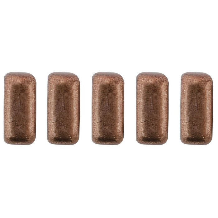 Czech CzechMates Bricks 3/6mm ColorTrends: Sueded Gold Ash Rose (50pcs)