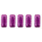Czech CzechMates Bricks 3/6mm ColorTrends: Sueded Gold Fuchsia Red (50pcs)
