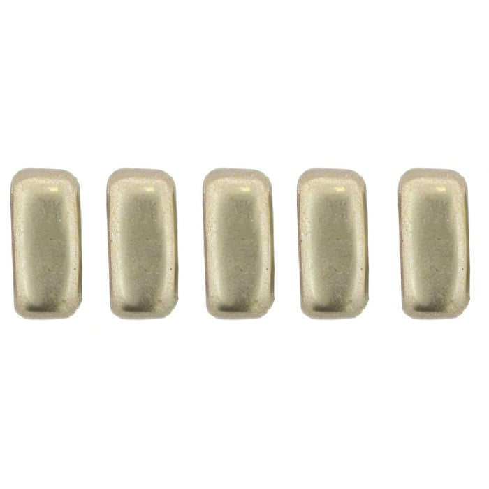 Czech CzechMates Bricks 3/6mm ColorTrends: Sueded Gold Cloud Dream (50pcs)