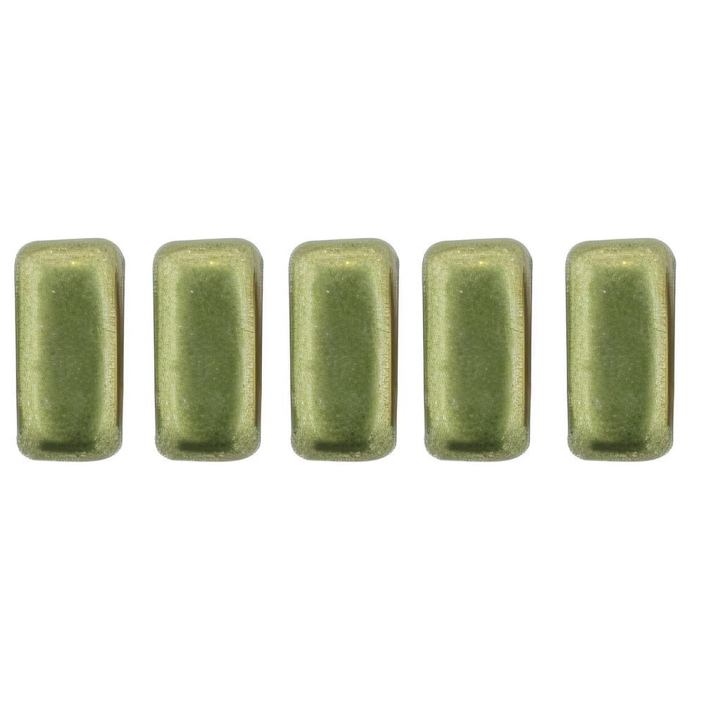 Czech CzechMates Bricks 3/6mm ColorTrends: Sueded Gold Fern (50pcs)